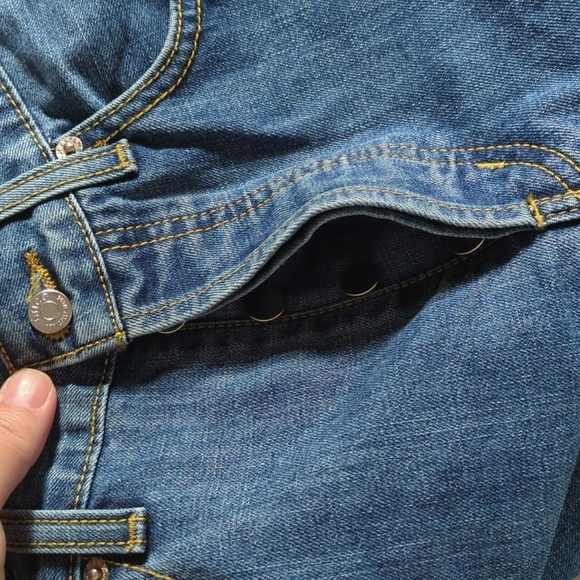 Anthropology X Etica Stanton Relaxed Wide Leg Women's Jeans In Fistral - Picture 6 of 8